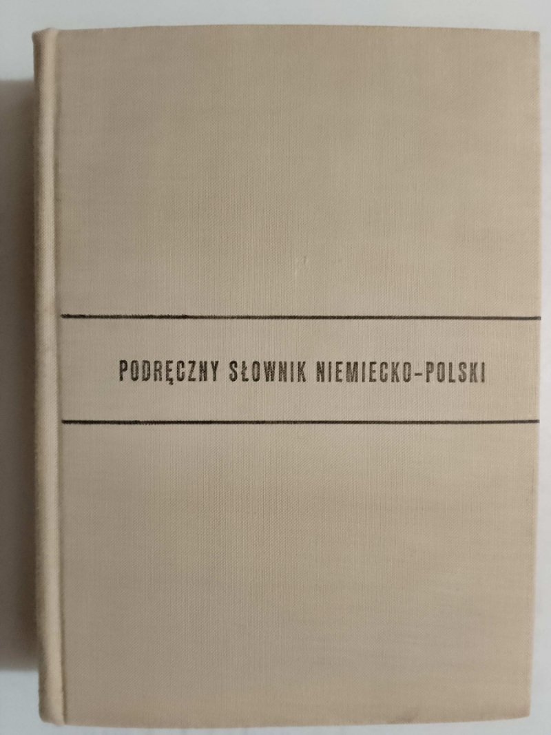PODRĘCZNY SŁOWNIK NIEMIECKO-POLSKI - Jan Chodera