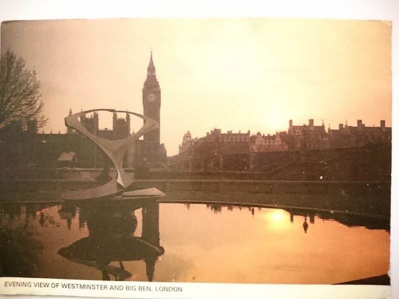 EVENING VIEW OF WESTMINSTER AND BIG BEN, LONDON