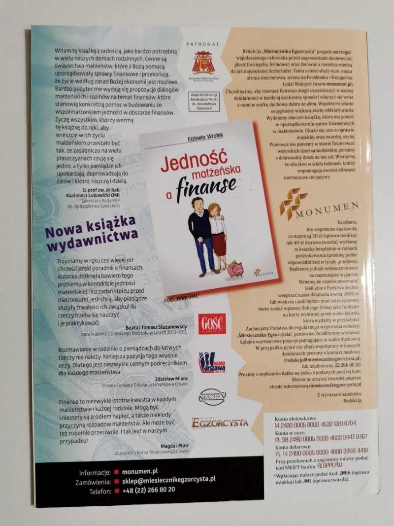 EGZORCYSTA NR 4 (54) KWIECIEŃ 2017