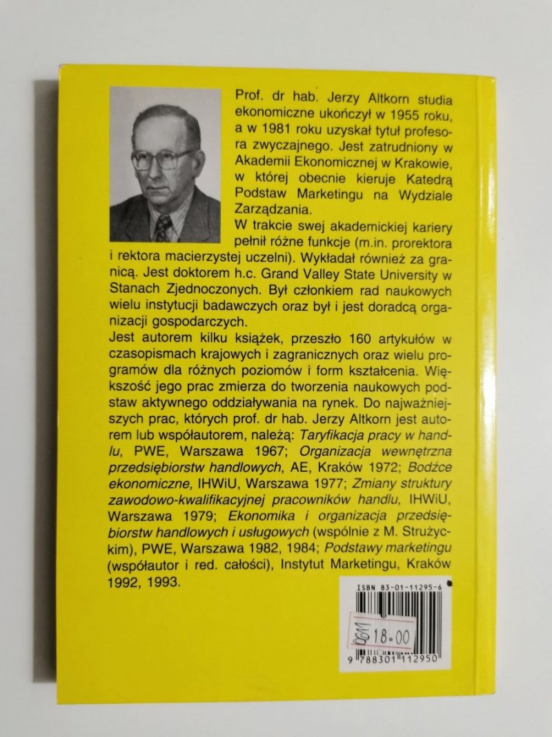 MARKETING W TURYSTYCE - Jerzy Altkorn 2000