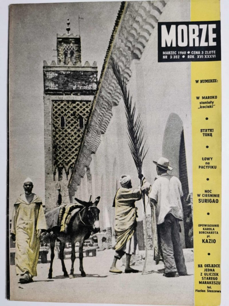 MORZE 1960 NR 3 352 ROK XVI/XXXVI