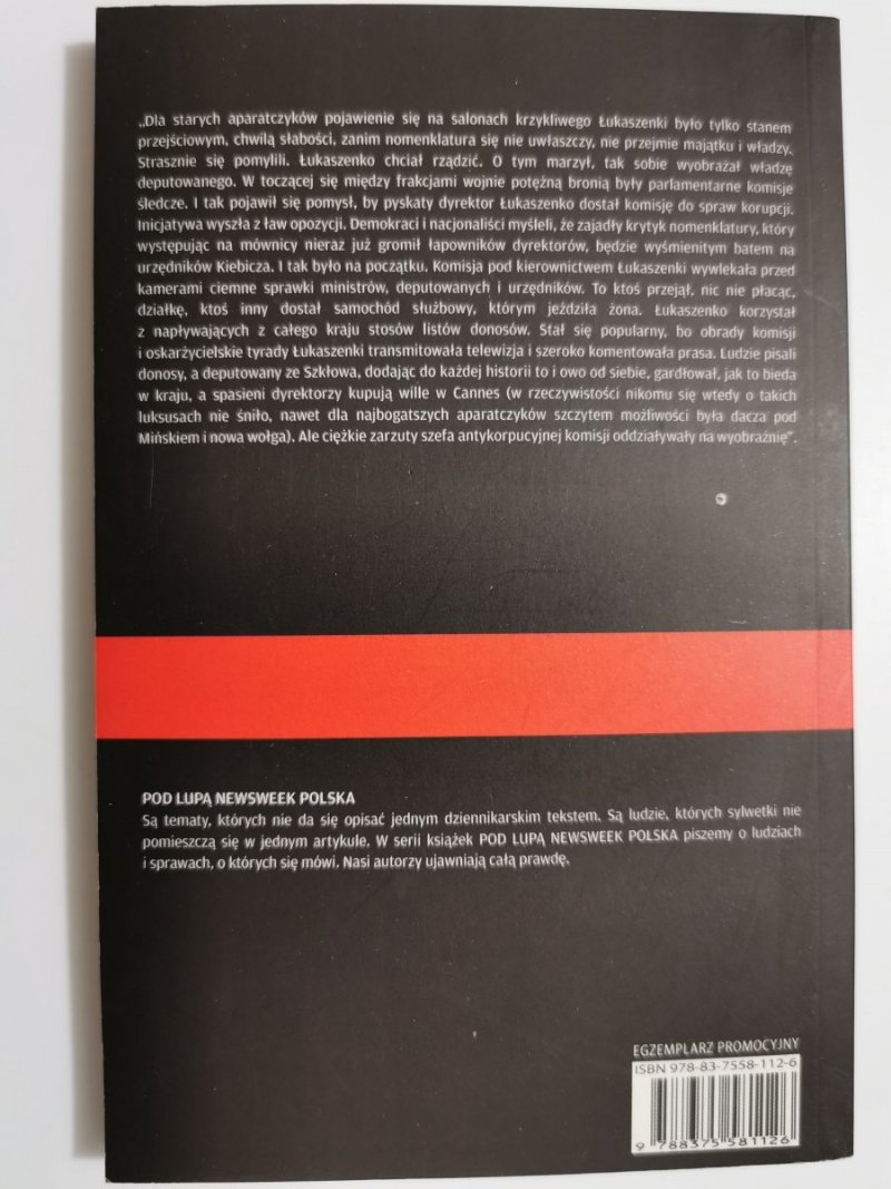 POD LUPĄ. ŁUKASZENKO DYKTATOR W KOŁCHOZIE BIAŁORUŚ 2007