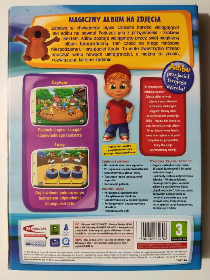 PC/MAC CD-ROM. ADIBU CZYTAM I LICZĘ