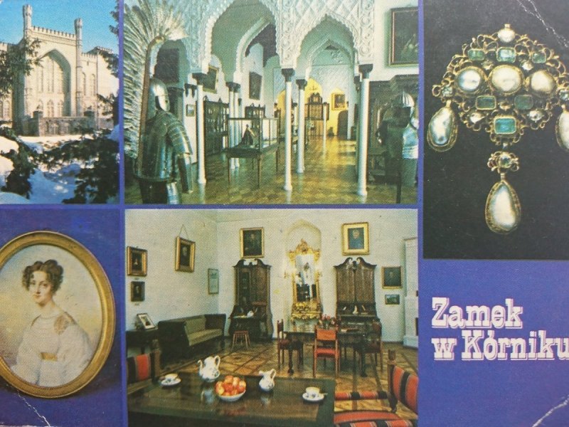 KÓRNIK. ZAMEK Z GÓRKÓW XV-XVI w. FOT. J MALINOWSKI