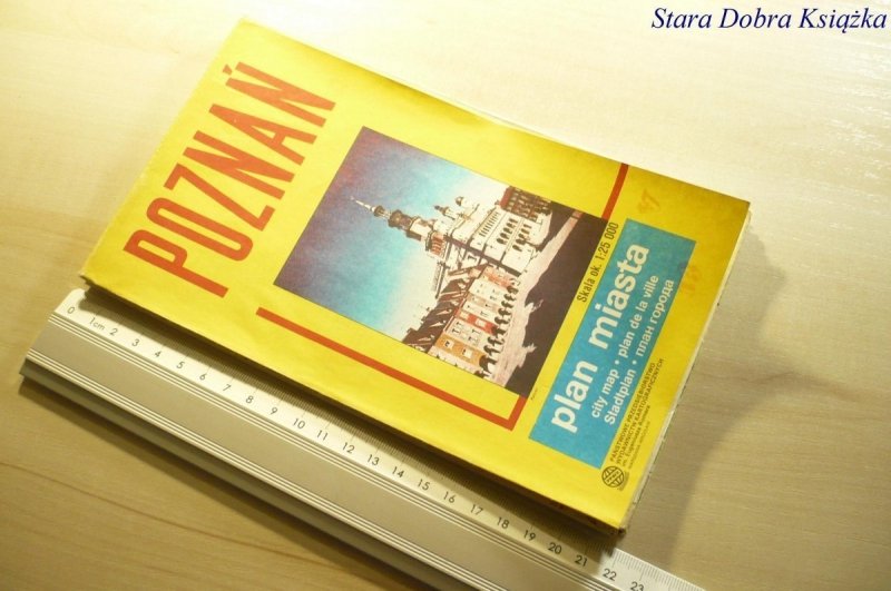 POZNAŃ. PLAN MIASTA 1:25 000 1991