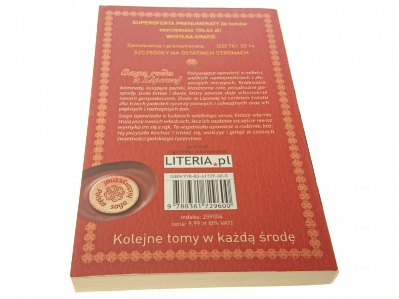 SAGA RODU Z LIPOWEJ TOM 19 ZDMUCHNIĘTA ŚWIECA 2010