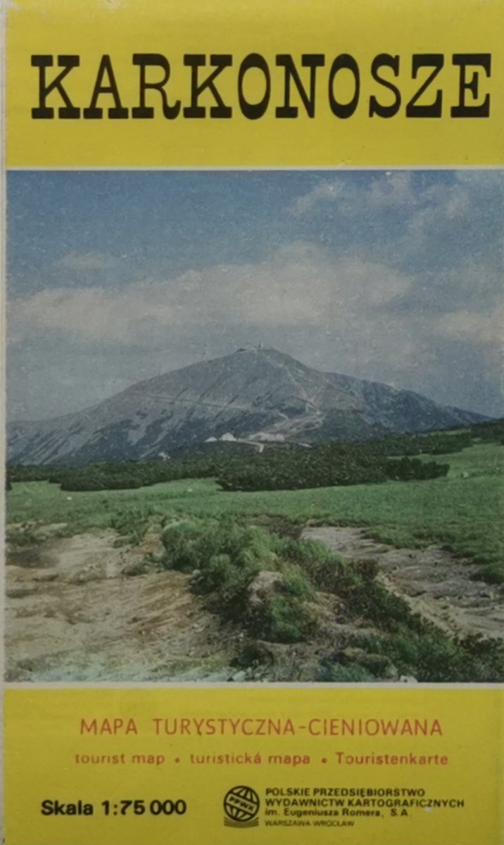 KARKONOSZE MAPA 1:75 000 1992