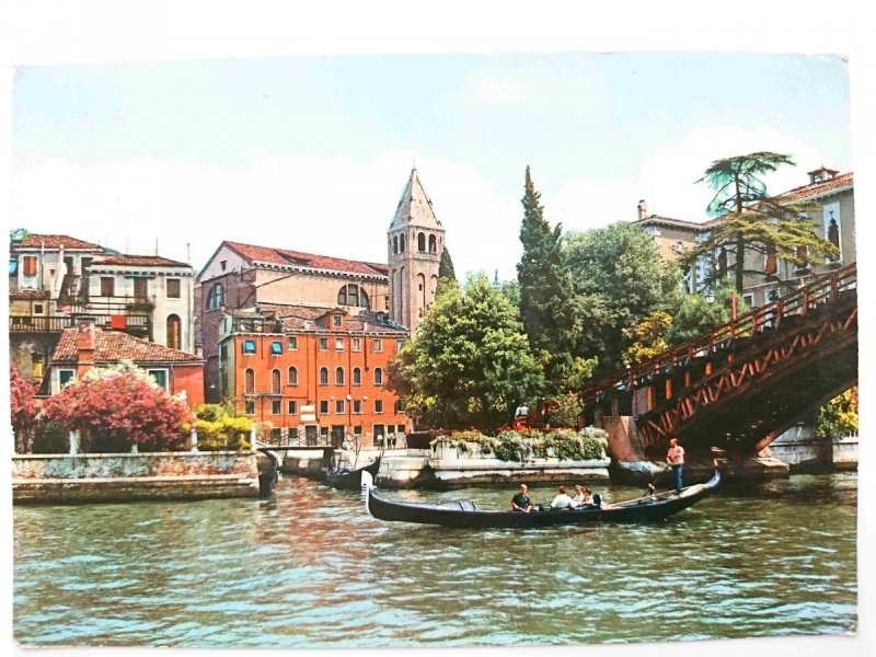 VENEZIA. PONTE ACCADEMIA E CHIESA S. VITALE