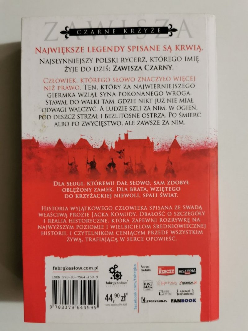 ZAWISZA. CZARNE KRZYŻE - Jacek Komuda 