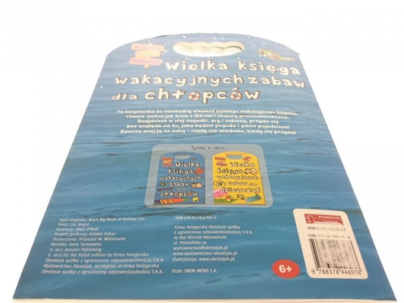 WIELKA KSIĘGA WAKACYJNYCH ZABAW DLA CHŁOPCÓW 2013