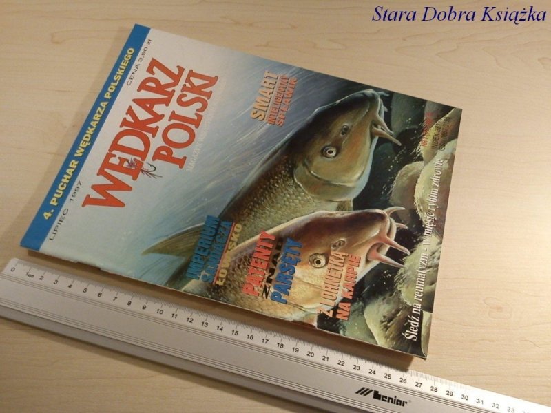 WĘDKARZ POLSKI NR. 7/1997 Z LORNETKĄ NA KARPIE