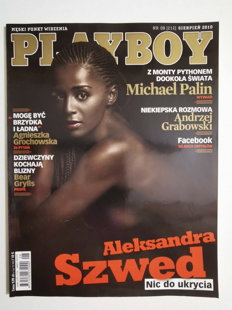 PLAYBOY NR 08 (212) SIERPIEŃ 2010 ALEKSANDRA SZWED 