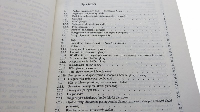 DIAGNOSTYKA RÓŻNICOWA OBJAWÓW CHOROBOWYCH TOM 1