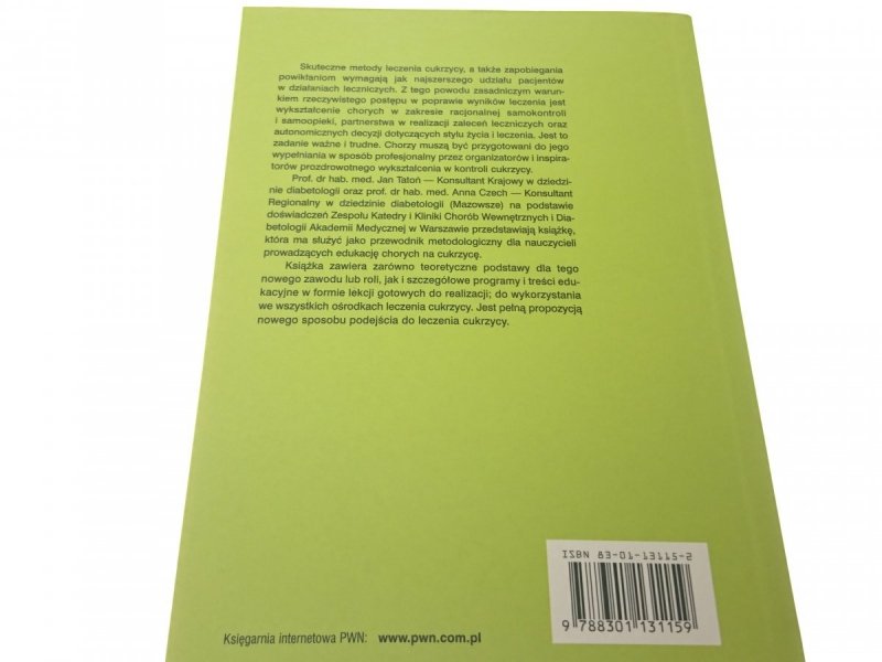 CUKRZYCA. PODRĘCZNIK - Jan Tatoń 2000