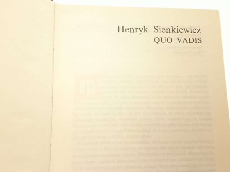 QUO VADIS - Henryk Sienkiewicz 1976