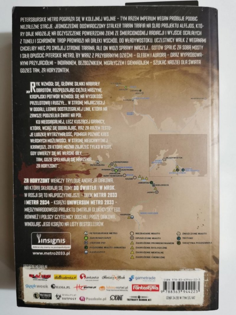 UNIWERSUM METRO 2033. ZA HORYZONT - Andriej Diakow 
