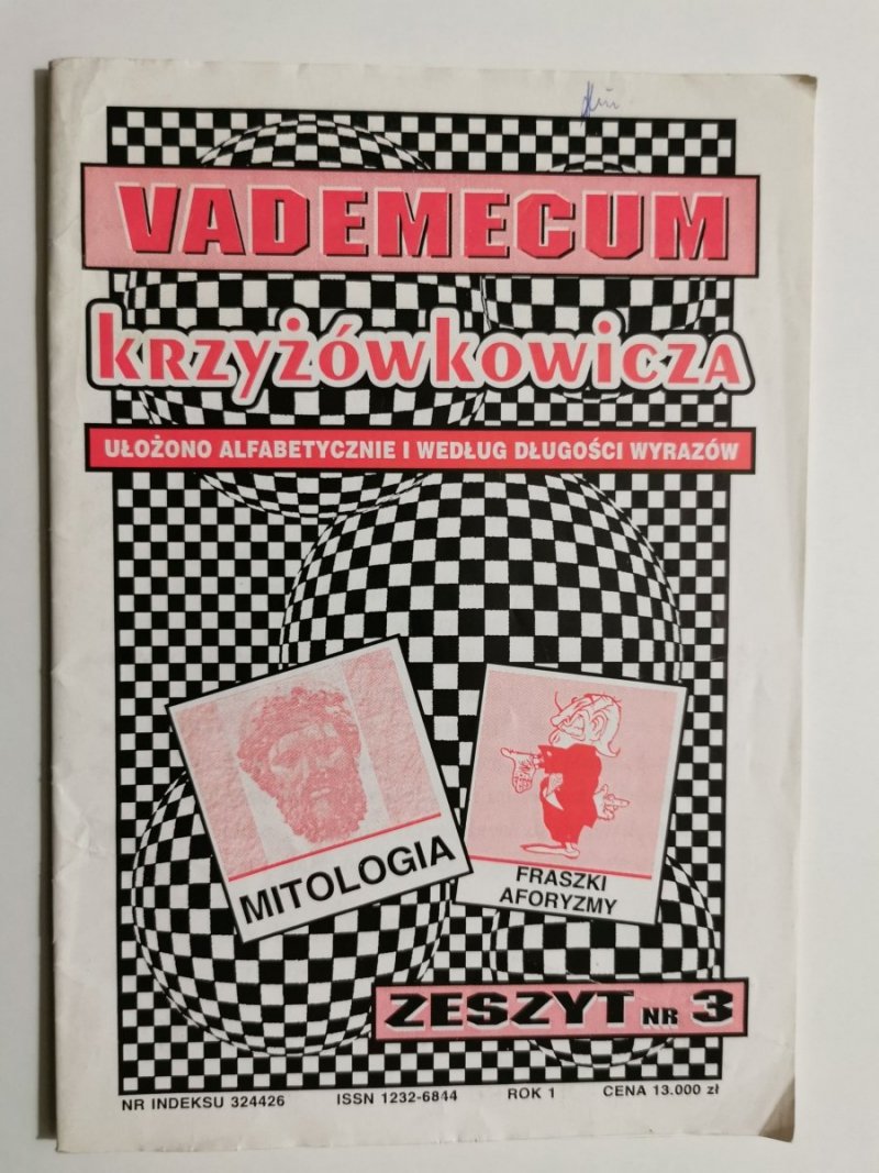 VADEMECUM KRZYŻÓWKOWICZA Nr 3.