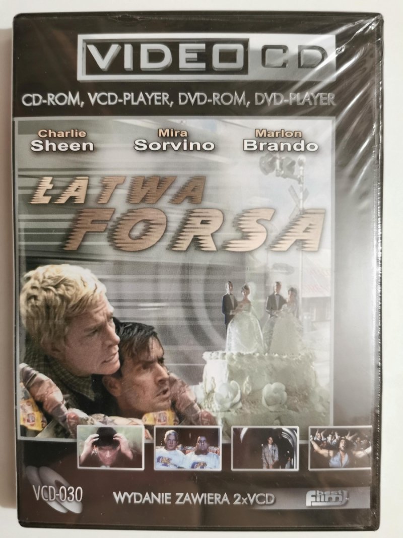 VCD. ŁATWA FORSA. CHARLIE SHEEN