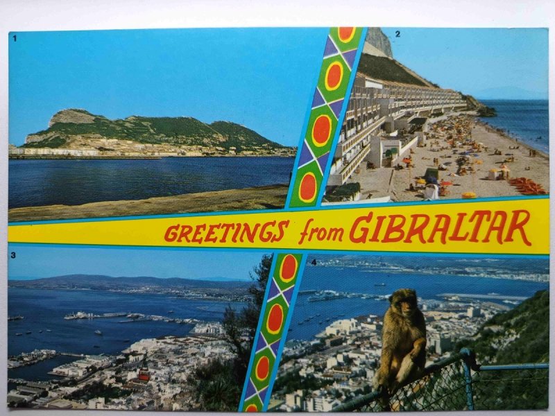 GIBRALTAR ROCK FROM COMMERCIAL HARBOUR