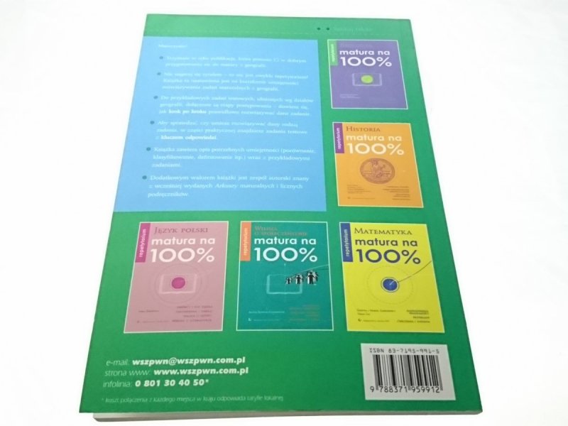 GEOGRAFIA. MATURA NA 100% REPETYTORIUM 2006