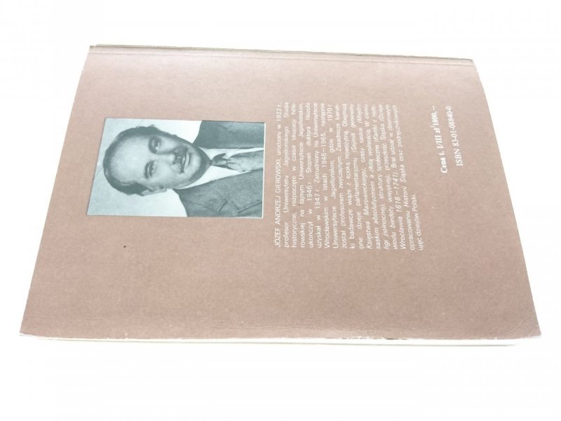 HISTORIA POLSKI DO ROKU 1764-1864 - Gierowski 1988
