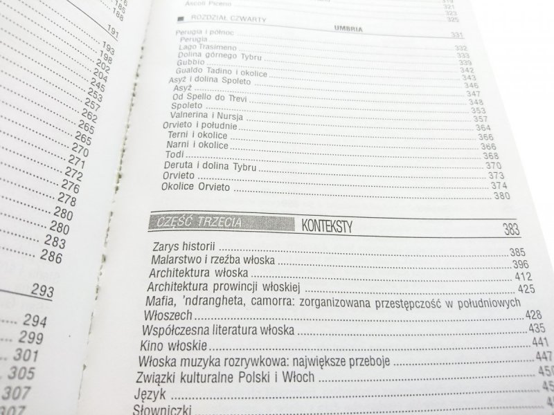WŁOCHY. CZĘŚĆ ŚRODKOWA. PRAKTYCZNY PRZEWODNIK 1998