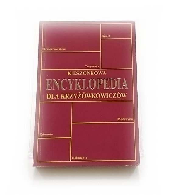 KIESZONKOWA ENCYKLOPEDIA DLA KRZYŻÓWKOWICZÓW 1992