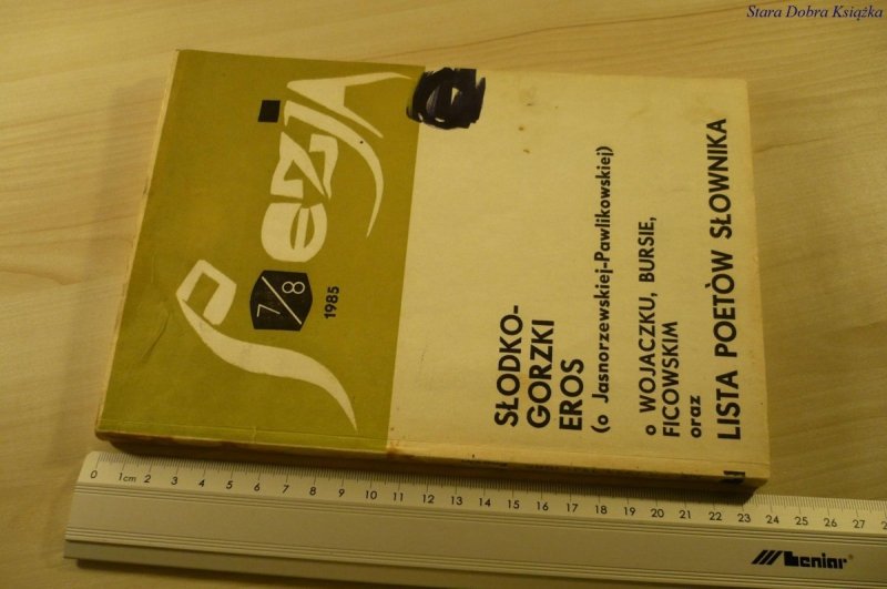 POEZJA 7/8 1985 SŁODKO-GORZKI EROS