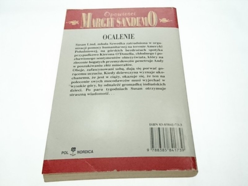 OPOWIEŚCI MARGIT SANDEMO TOM 26 OCALENIE