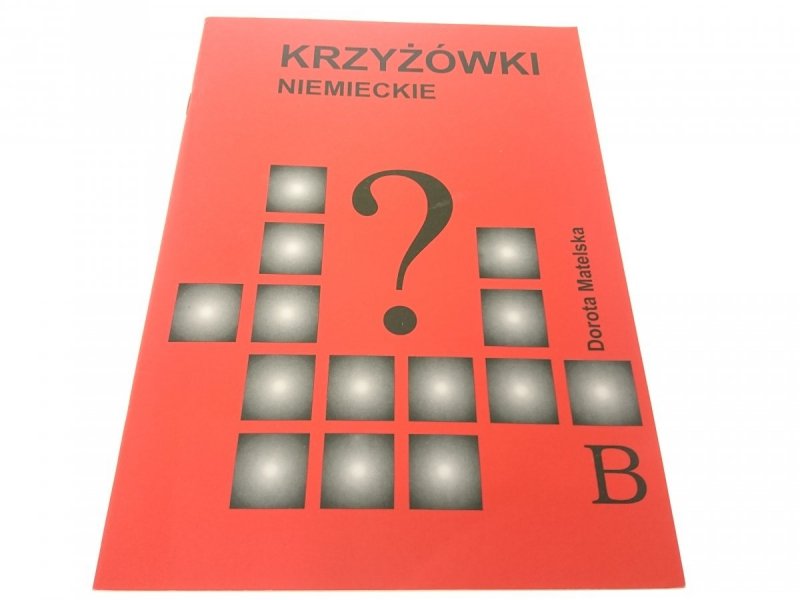 KRZYŻÓWKI NIEMIECKIE B - Dorota Matelska 1996