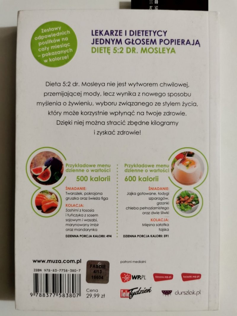 DIETA DR. MOSLEYA - Mosley, Spencer 