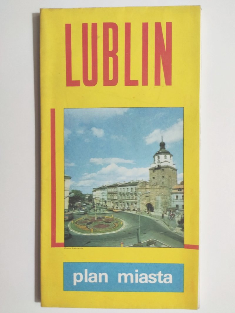 PLAN MIASTA LUBLIN 1980