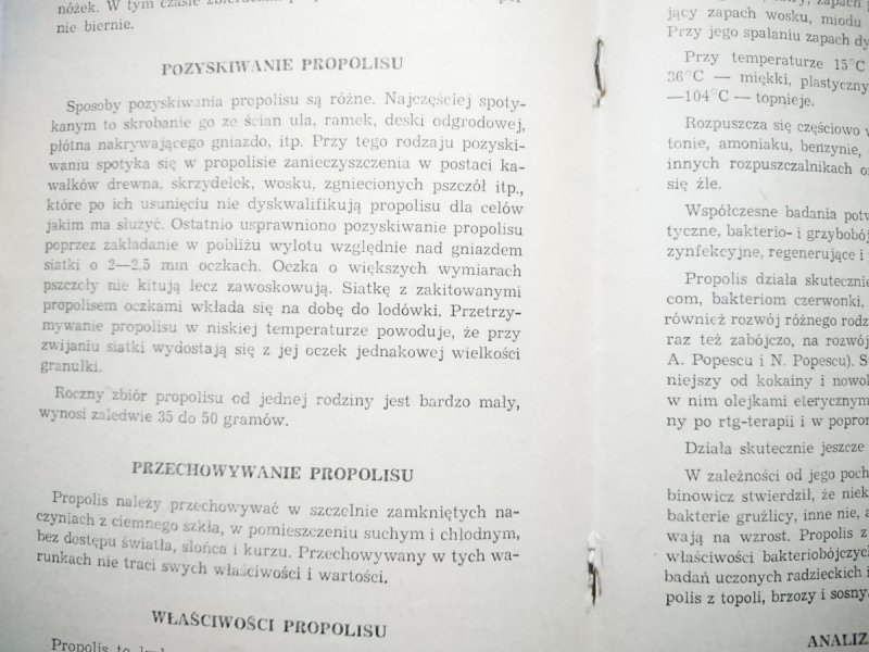 PROPOLIS (KIT PSZCZELI) - Ferdynand Jośko 1989
