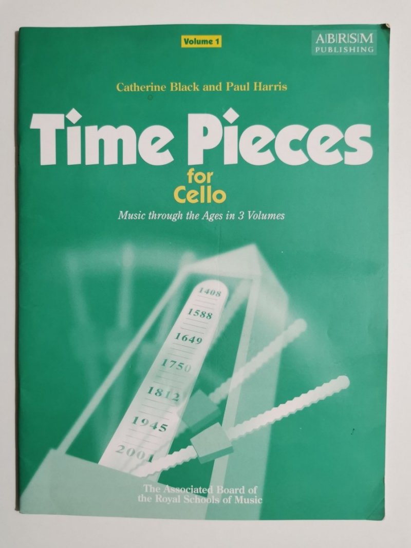TIME PIECES FOR CELLO - Catherine Black 