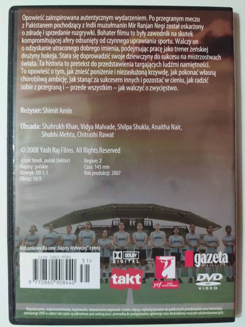DVD. S. AMIN – CHAK DE! INDIA