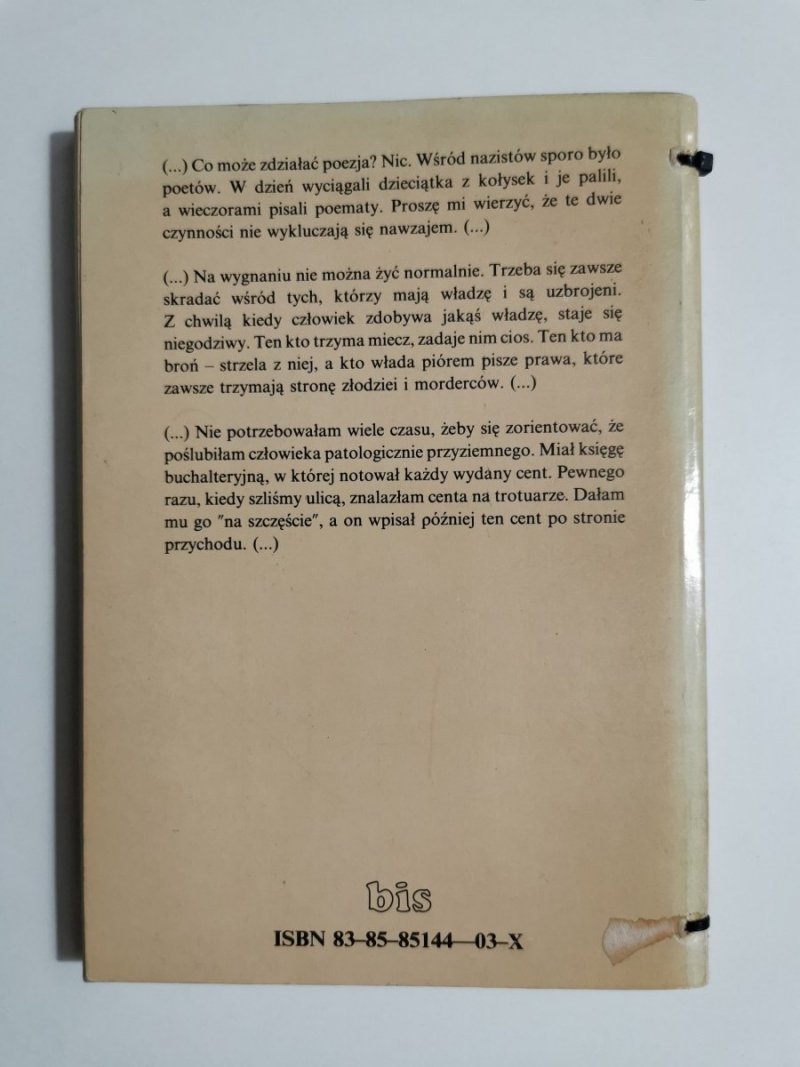 ŚMIERĆ MATUZALEMA - Isaac Bashevis Singer 1990