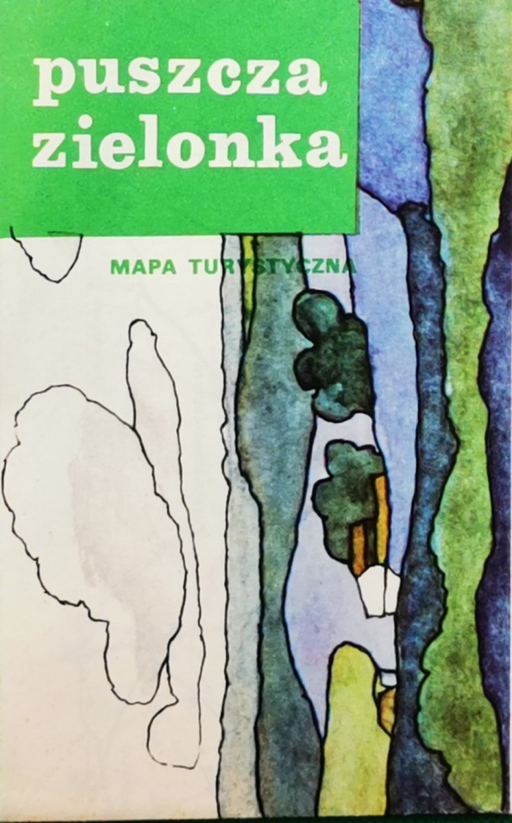 MAPA. PUSZCZA ZIELONKA. 1:55000