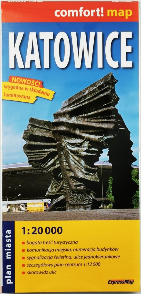 PLAN MIASTA KATOWICE. SKALA 1:20 000  
