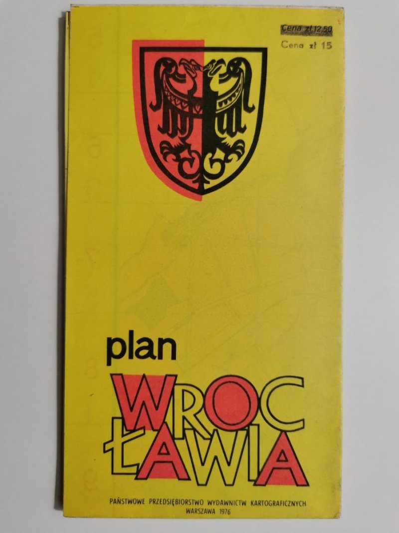 PLAN WROCŁAWIA 1976