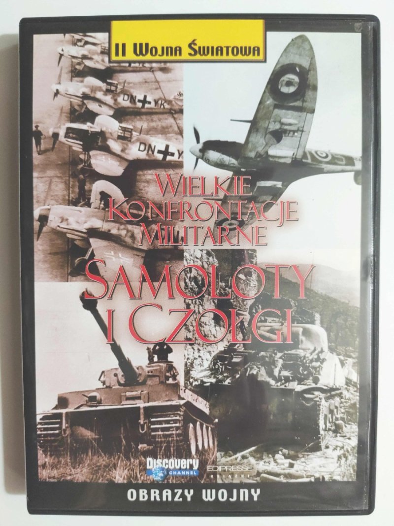 DVD. WIELKIE KONFRONTACJE MILITARNE SAMOLOTY I CZOŁGI