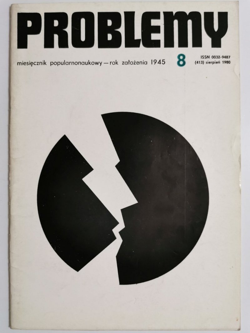 PROBLEMY MIESIĘCZNIK POPULARNONAUKOWY NR 8 1980