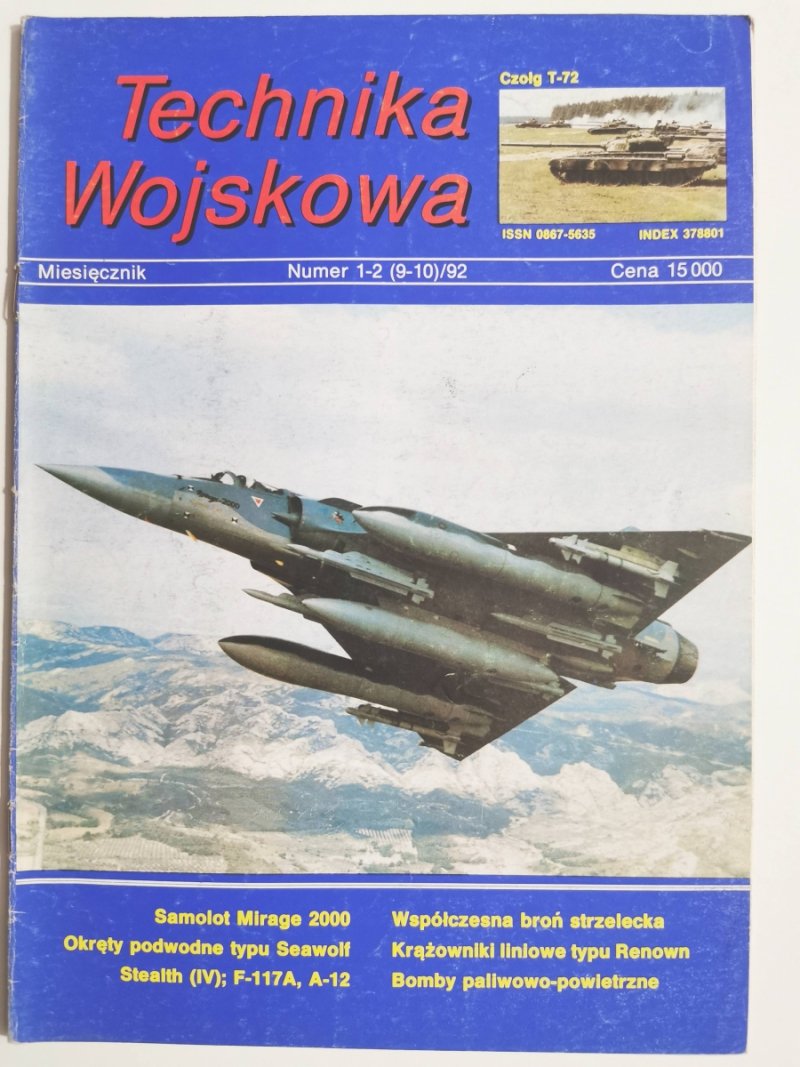 NOWA TECHNIKA WOJSKOWA. 1-2(9-10)/92