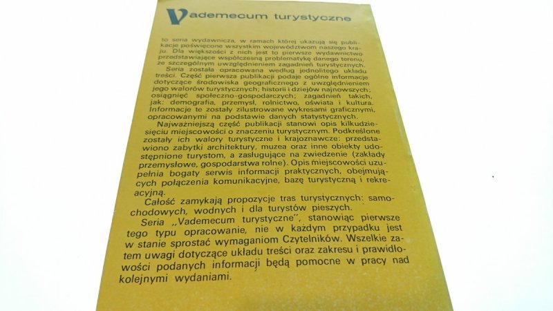WOJEWÓDZTWO POZNAŃSKIE. VADEMECUM TURYSTYCZNE 1980