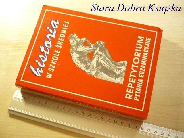 HISTORIA W SZKOLE ŚREDNIEJ. REPETYTORIUM...1994