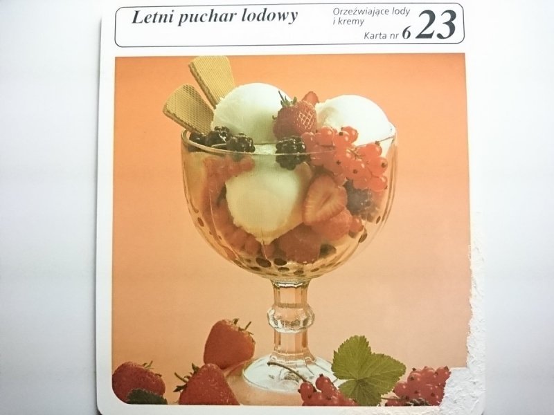 KARTA KULINARNA NR 6 LETNI PUCHAR LODOWY