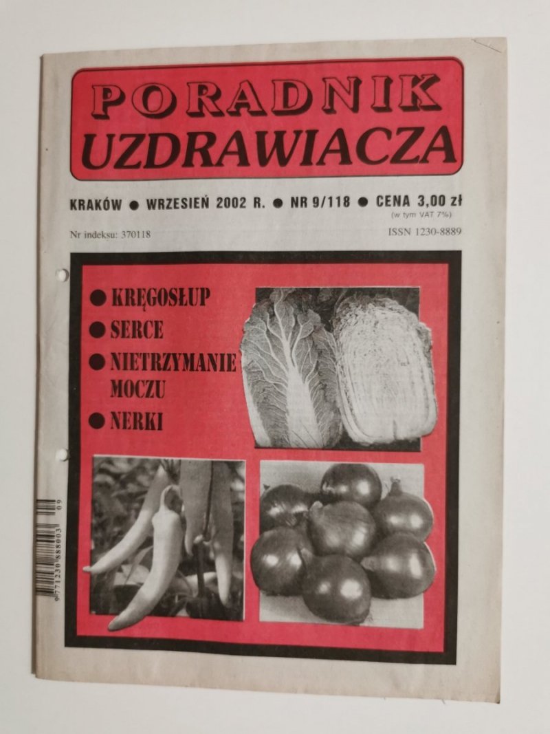 PORADNIK UZDRAWIACZA NR 9/118 WRZESIEŃ 2020 r.