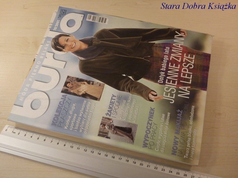 BURDA 10/2001 DOTYK BABIEGO LATA. JESIENNE ZMIANY