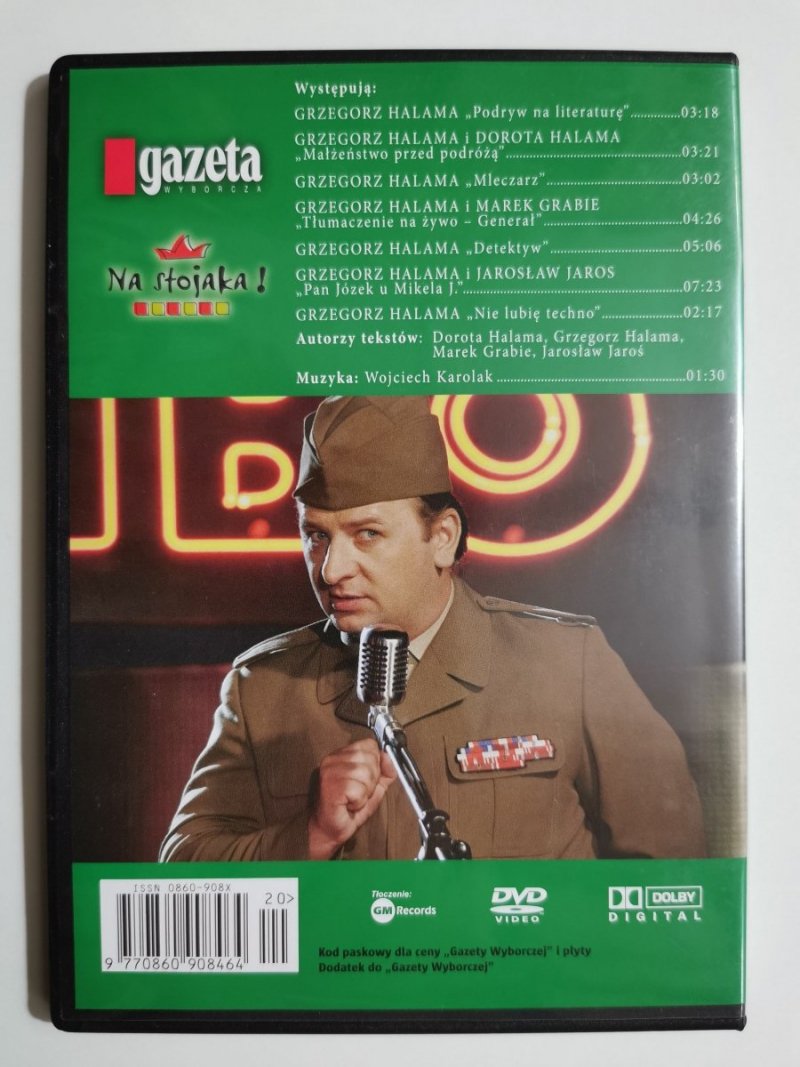 NAJLEPSZE WYSTĘPY GRZEGORZA HALAMY DVD 