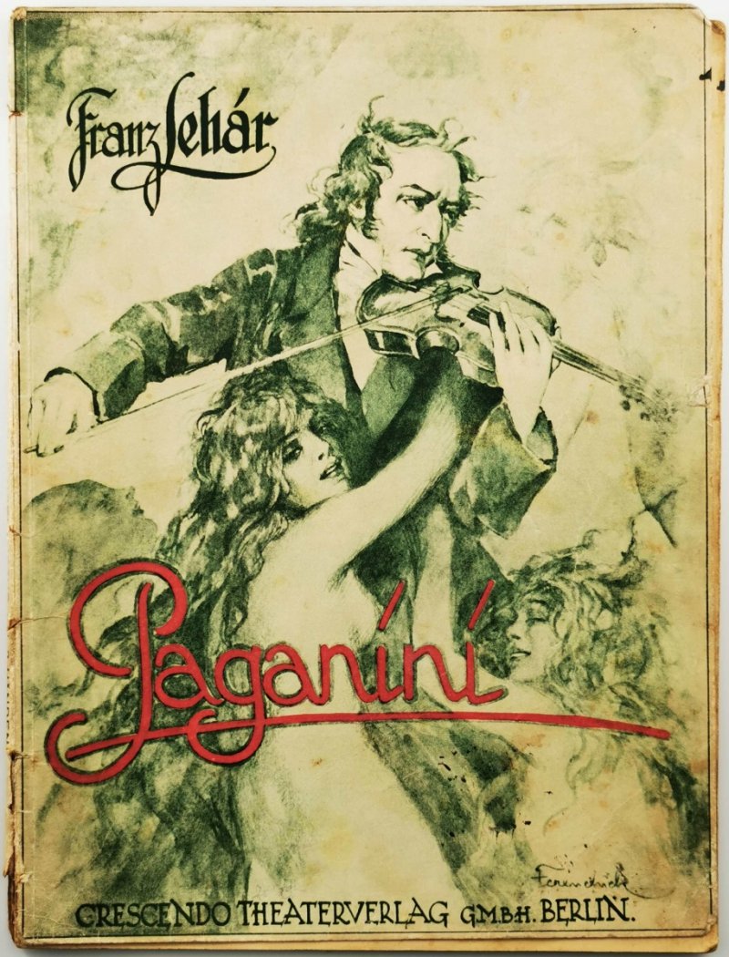 PAGANIN – OPERETTE IN DREI AKTEN - Paul Knepler