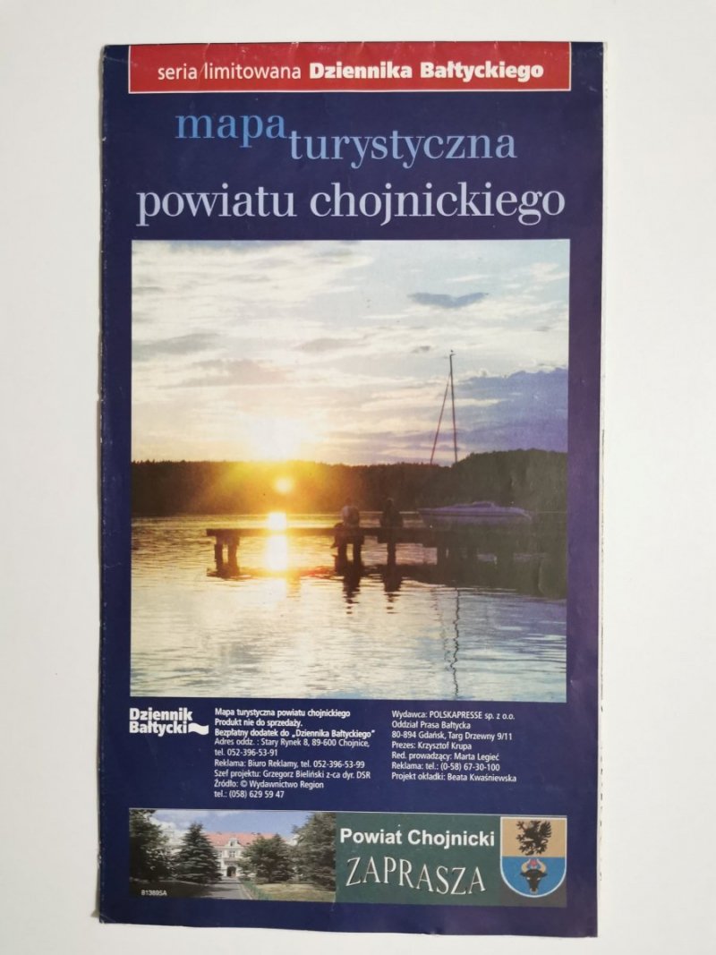 MAPA TURYSTYCZNA POWIAT CHOJNICKIEGO 